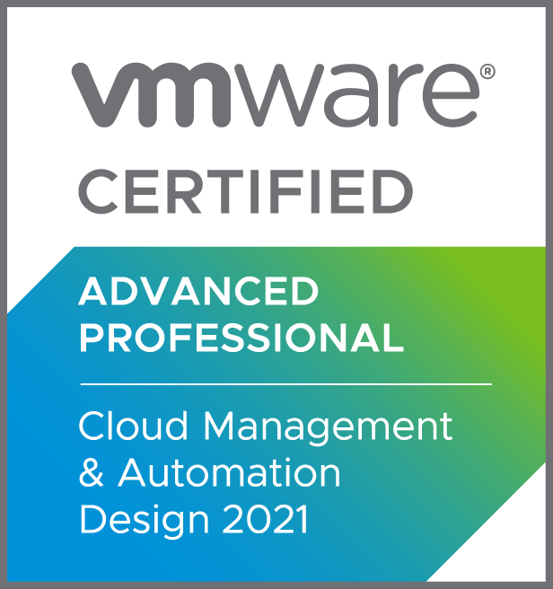 VCAP-CMA Design 2021 VMware Certified Advanced Professional � Cloud Management and Automation Design 2021 Logo
