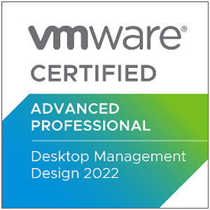 VCAP-DTM Design 2022 VMware Certified Advanced Professional — Desktop Management Design 2022 Logo