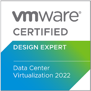 VCDX-DCV 2022 VMware Certified Design Expert – Data Center Virtualization 2022 Logo