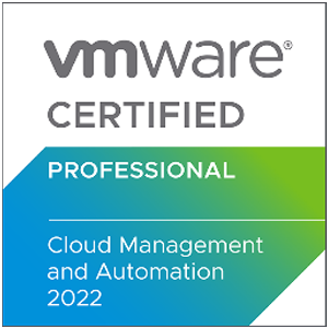VCP-CMA 2022 VMware Certified Professional - Cloud Management and Automation 2022 Logo