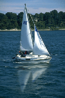 boat on the river